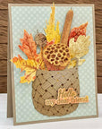 Honey Bee Stamps - Honey Cuts - Rattan Basket-ScrapbookPal
