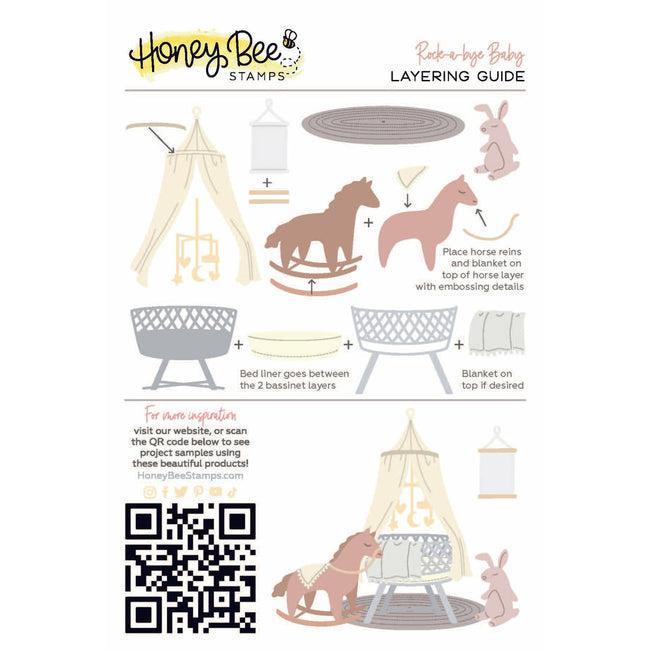 Honey Bee Stamps - Honey Cuts - Rock-A-Bye Baby-ScrapbookPal