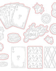 Honey Bee Stamps - Honey Cuts - Royal Flush-ScrapbookPal