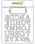 Honey Bee Stamps - Honey Cuts - Serif Monogram-ScrapbookPal