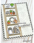 Honey Bee Stamps - Honey Cuts - Spring Leaves A2 Pierced Cover Plate-ScrapbookPal
