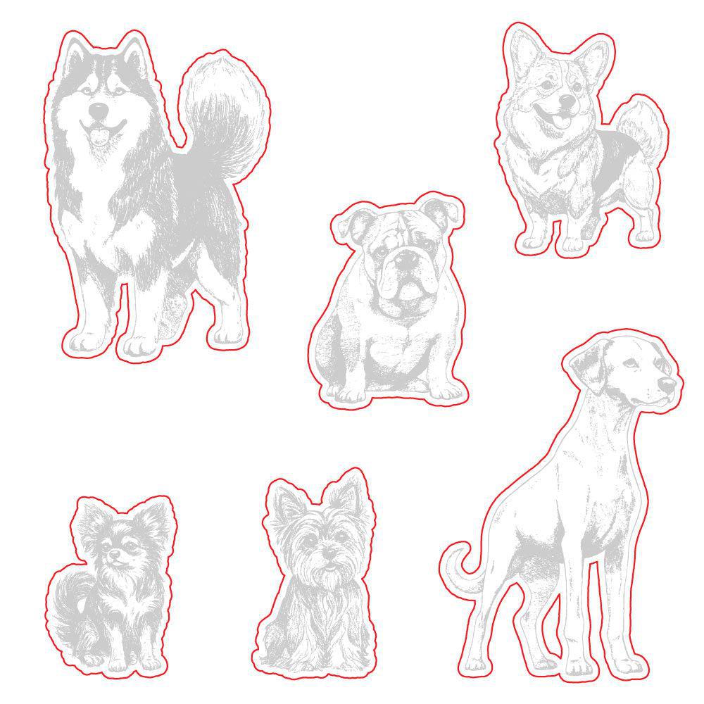 Honey Bee Stamps - Honey Cuts - Tail Waggers-ScrapbookPal