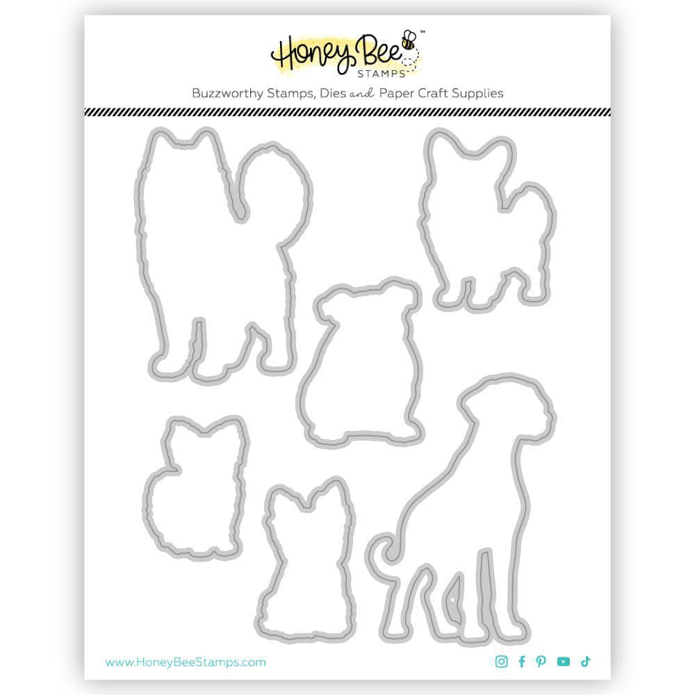 Honey Bee Stamps - Honey Cuts - Tail Waggers-ScrapbookPal