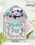 Honey Bee Stamps - Honey Cuts - Vintage Mailbox A2 Card Base-ScrapbookPal