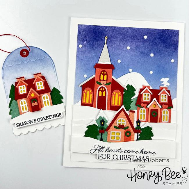 Honey Bee Stamps - Honey Cuts - Winter Village-ScrapbookPal