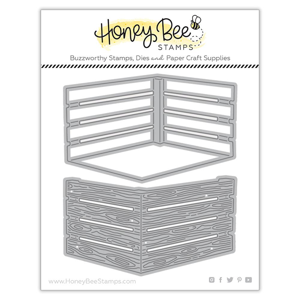 Honey Bee Stamps - Honey Cuts - Wooden Crate-ScrapbookPal