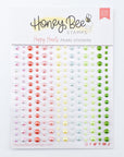 Honey Bee Stamps - Pearl Stickers - Happy Hearts Pearls-ScrapbookPal