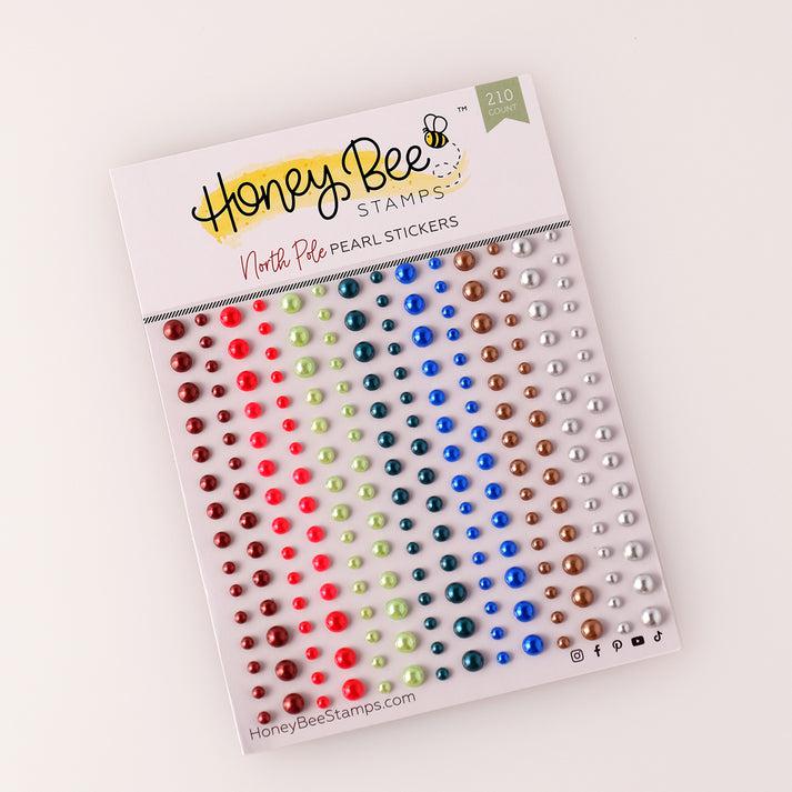 Honey Bee Stamps - Pearl Stickers - North Pole-ScrapbookPal