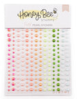 Honey Bee Stamps - Pearl Stickers - Pastel Pearls-ScrapbookPal