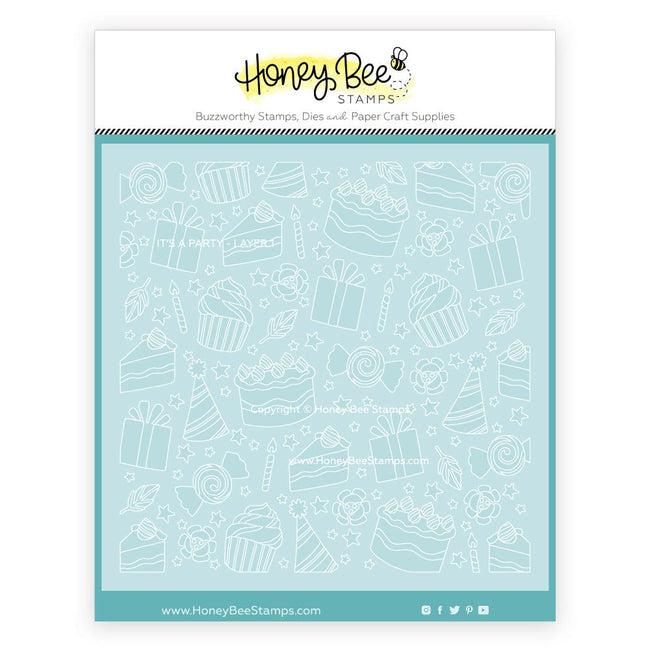 Honey Bee Stamps - Stencils - It&#39;s A Party-ScrapbookPal