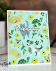 Honey Bee Stamps - Stencils - Pet Friends Layering-ScrapbookPal