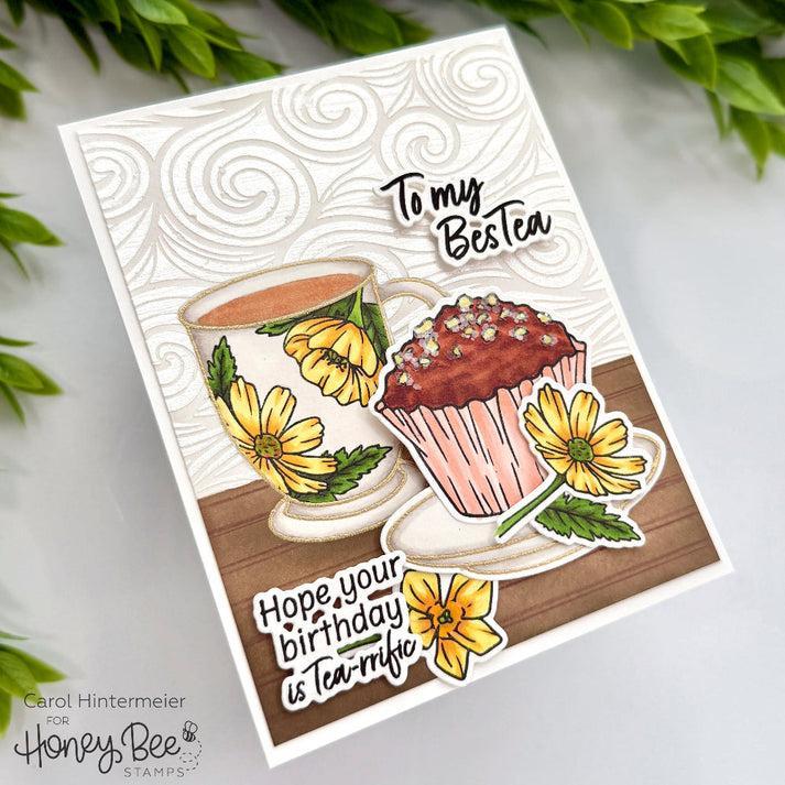 Honey Bee Stamps - Stencils - Swirl & Flourish-ScrapbookPal