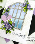 Honey Bee Stamps - Stencils - Vintage Flourish Background-ScrapbookPal