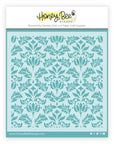 Honey Bee Stamps - Stencils - Vintage Flourish Background-ScrapbookPal