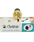 Honey Bee Stamps - Bee Creative Wax Stamper - Spring Bird-ScrapbookPal