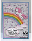 Karen Burniston - Clear Stamps - Rainbow Greetings-ScrapbookPal
