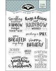Karen Burniston - Clear Stamps - Rainbow Greetings-ScrapbookPal