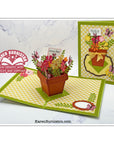 Karen Burniston - Dies - Flower Pot Add-ons-ScrapbookPal