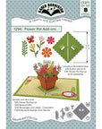 Karen Burniston - Dies - Flower Pot Add-ons-ScrapbookPal