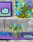Karen Burniston - Dies - Flower Pot Pop-up-ScrapbookPal