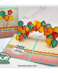 Karen Burniston - Dies - Party Balloons-ScrapbookPal