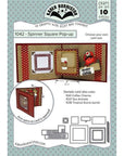Karen Burniston - Dies - Spinner Square Pop-up-ScrapbookPal