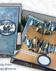 Karen Burniston - Dies - Triple Platform Pop-up-ScrapbookPal