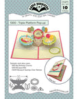 Karen Burniston - Dies - Triple Platform Pop-up-ScrapbookPal