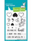 Lawn Fawn - Clear Stamps - All My Heart-ScrapbookPal