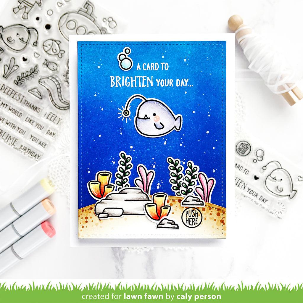 Lawn Fawn Clear Stamps - Set Di Timbri I Love You (Calyptus) Flip-Flop - Timbro Trasparente Con Koala E Bambù