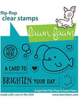 Lawn Fawn - Clear Stamps - Anglerfish Flip Flop-ScrapbookPal