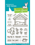 Lawn Fawn - Clear Stamps - Backyard Bird Feeder Add-On-ScrapbookPal