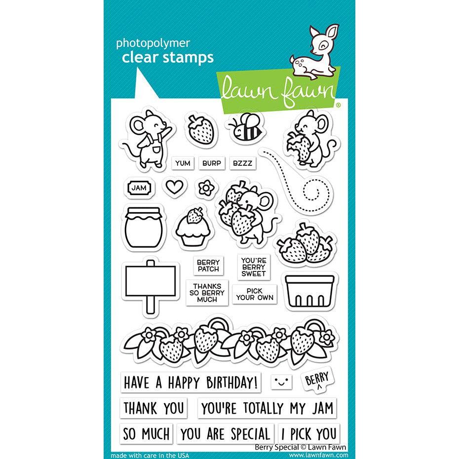 Lawn Fawn - Clear Stamps - Berry Special-ScrapbookPal