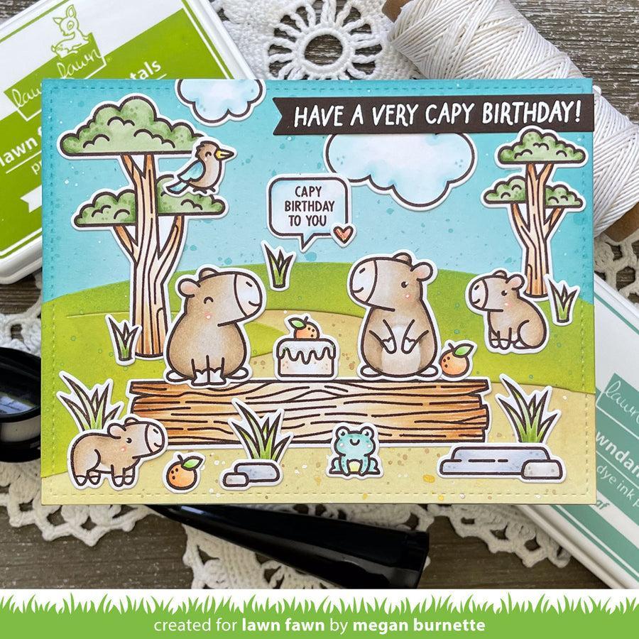 Lawn Fawn - Clear Stamps - Capybaras!-ScrapbookPal