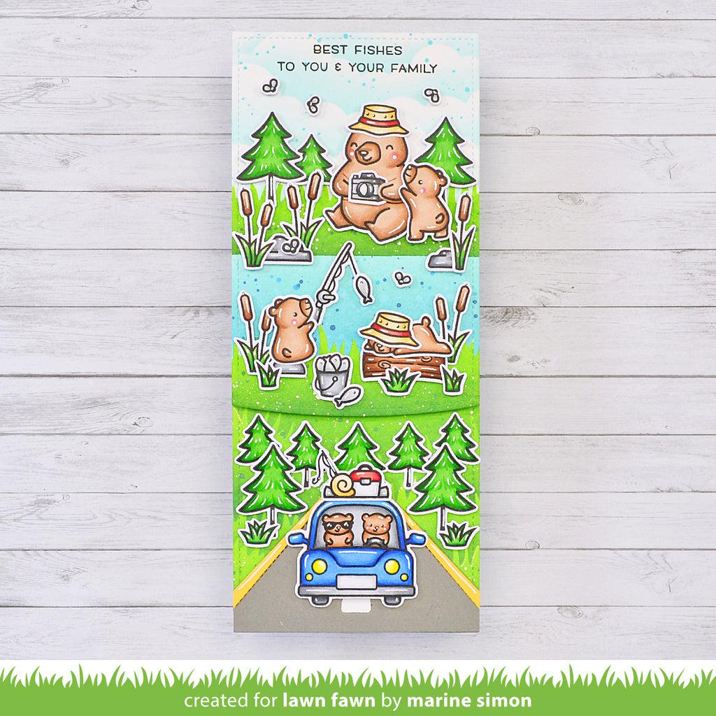 Lawn Fawn - Clear Stamps - Car Critters Road Trip Add-On-ScrapbookPal