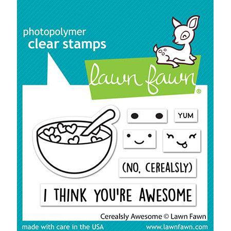 Lawn Fawn - Clear Stamps - Cerealsly Awesome-ScrapbookPal