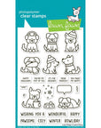 Lawn Fawn - Clear Stamps - Cozy Dogs-ScrapbookPal