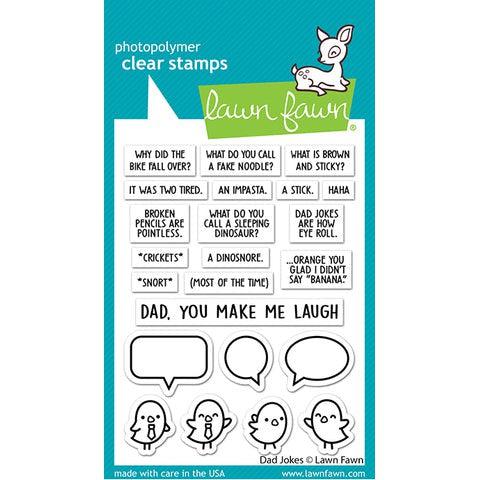 Lawn Fawn - Clear Stamps - Dad Jokes-ScrapbookPal