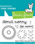 Lawn Fawn - Clear Stamps - Donut Worry-ScrapbookPal