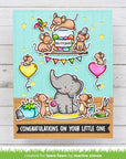 Lawn Fawn - Clear Stamps - Elephant Parade Add-On-ScrapbookPal