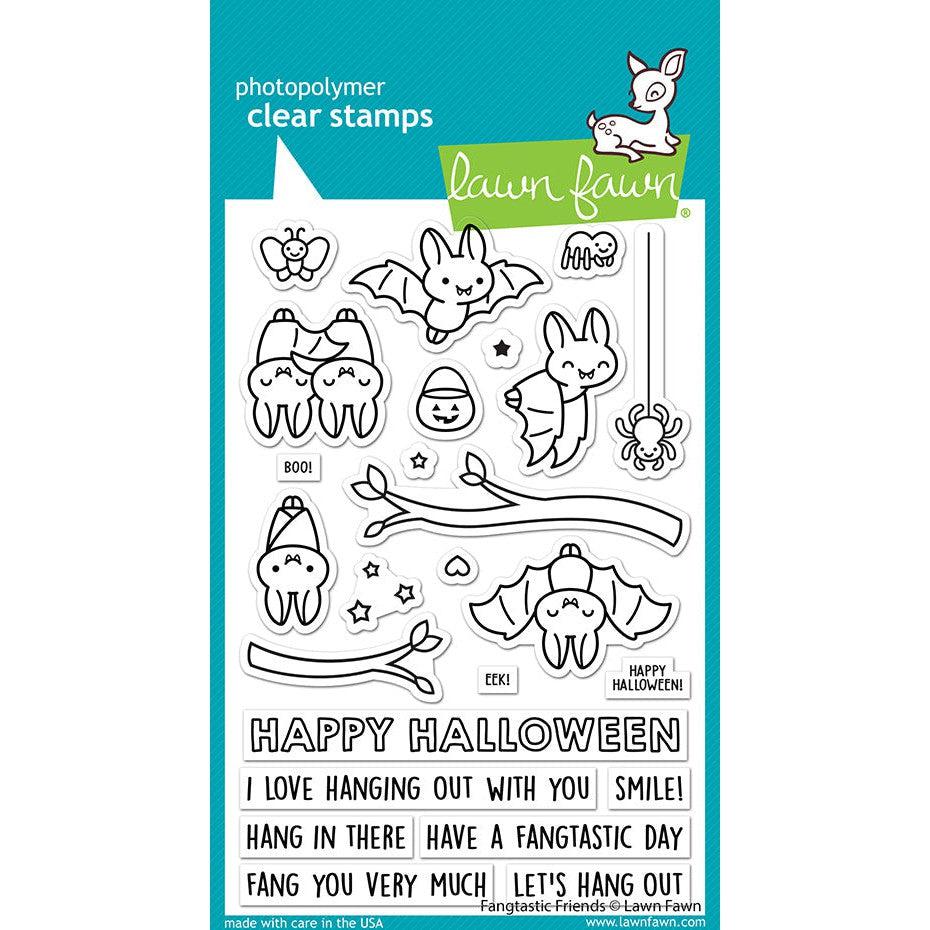 Lawn Fawn - Clear Stamps - Fangtastic Friends-ScrapbookPal