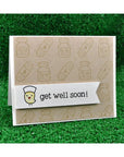 Lawn Fawn - Clear Stamps - Get Well Soon-ScrapbookPal