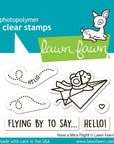 Lawn Fawn - Clear Stamps - Have A Mice Flight-ScrapbookPal