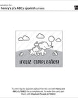 Lawn Fawn - Clear Stamps - Henry Jr.'s ABCs Spanish Add-On-ScrapbookPal