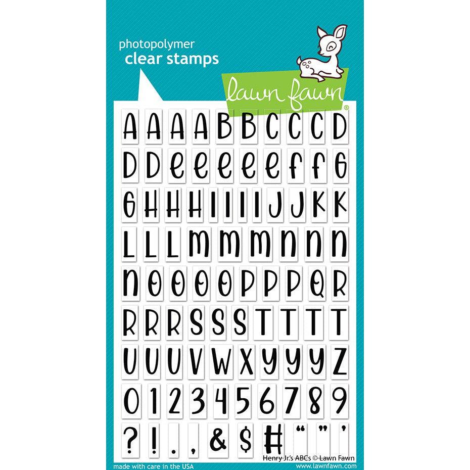 Lawn Fawn - Clear Stamps - Henry Jr.&#39;s ABCs-ScrapbookPal
