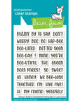 Lawn Fawn - Clear Stamps - Henry's Build-A-Sentiment: Honey Bee-ScrapbookPal