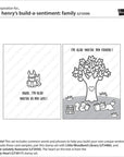Lawn Fawn - Clear Stamps - Henry's Build-A-Sentiment: Family-ScrapbookPal
