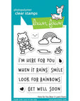Lawn Fawn - Clear Stamps - Here For You Bear-ScrapbookPal