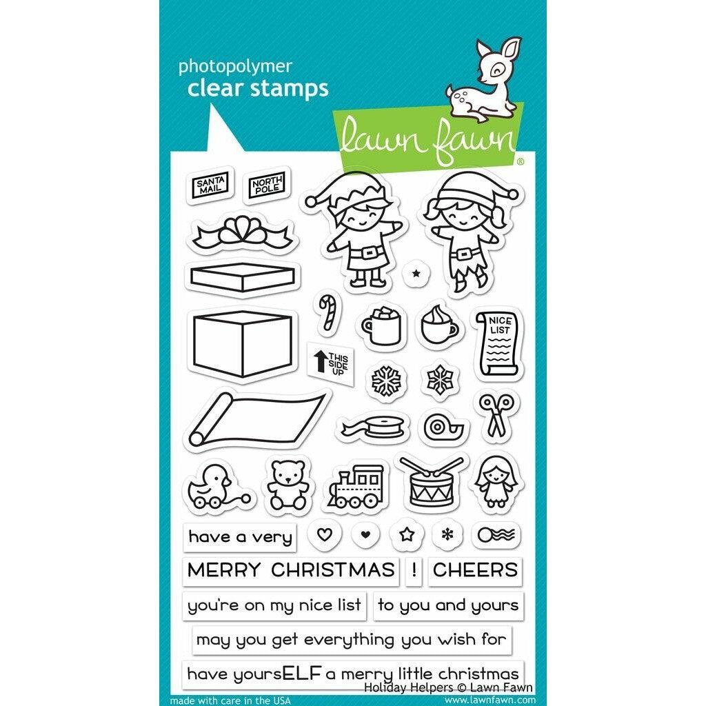 Lawn Fawn - Clear Stamps - Holiday Helpers-ScrapbookPal