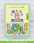 Lawn Fawn - Clear Stamps - How You Bean? Buttons Add-On-ScrapbookPal